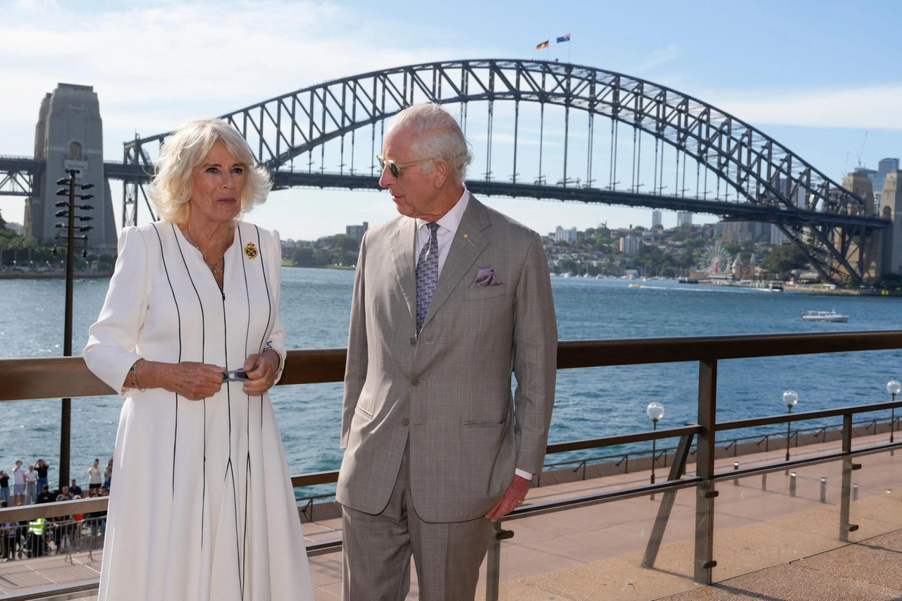 Re Carlo e Camilla in Australia (Ansa)