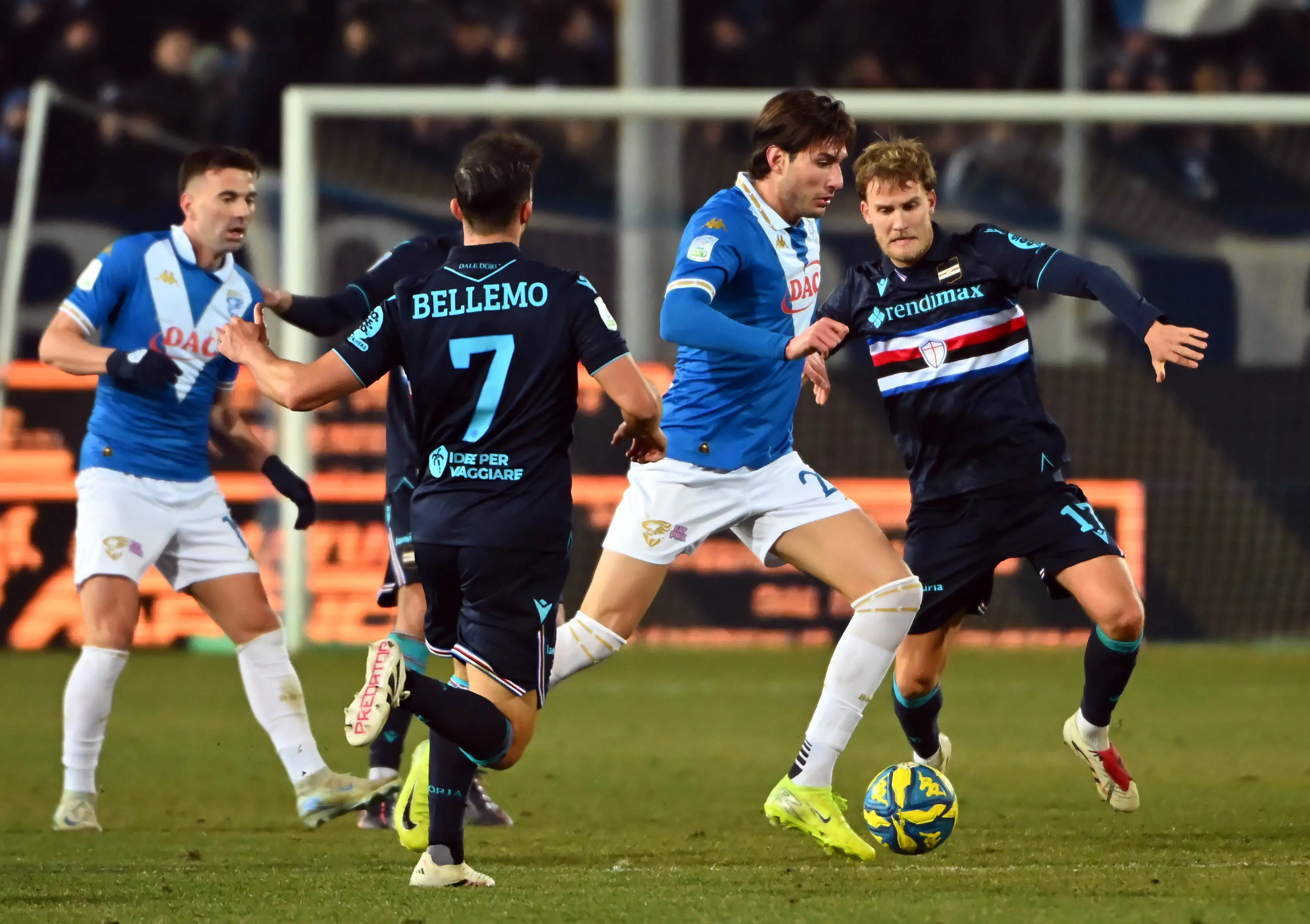 Brescia, pari anche con la Sampdoria: quinto di fila per Bisoli. Ma la squadra cresce