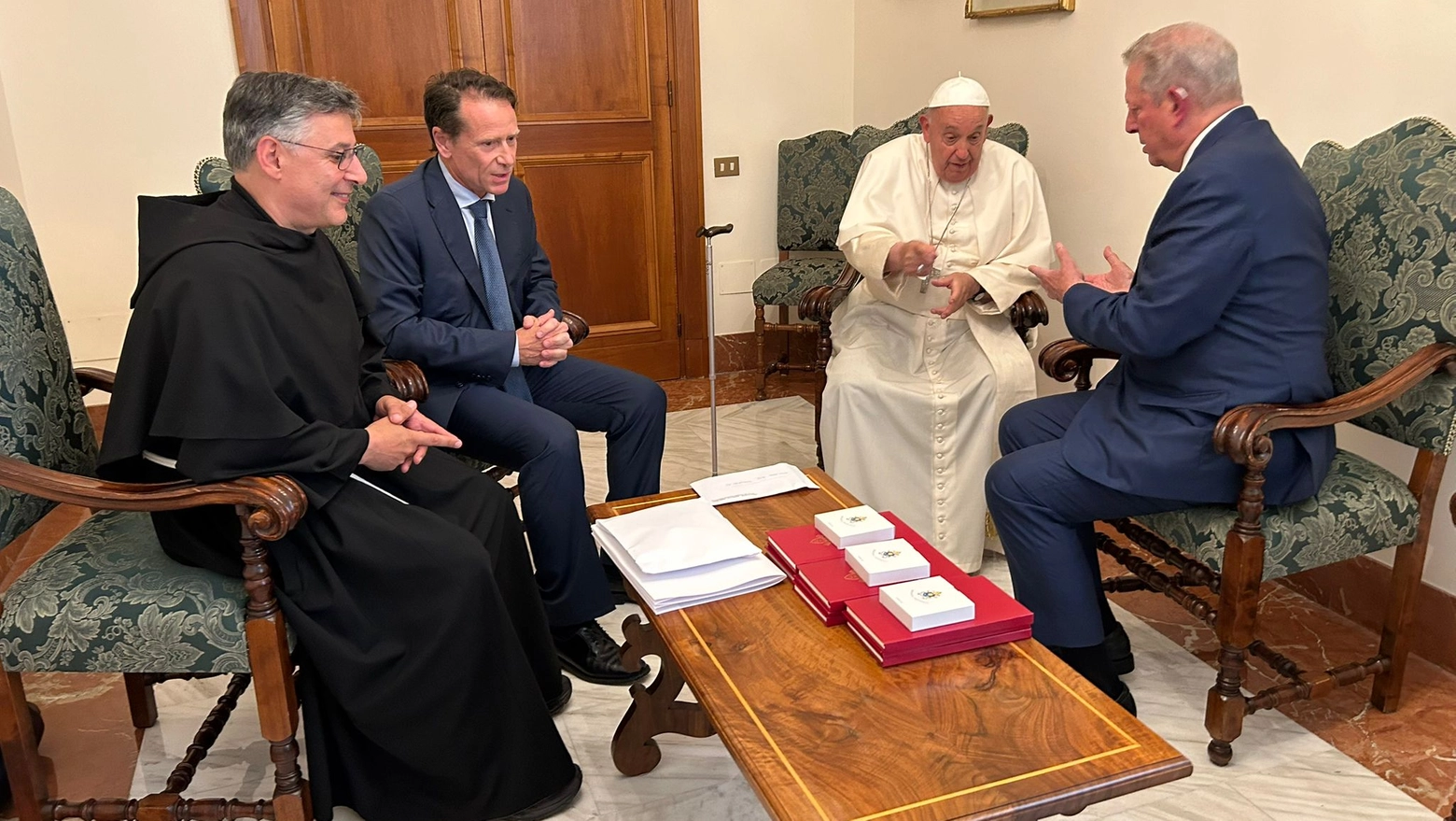 Papa Francesco oggi ha ricevuto Al Gore: incontro in forma strettamente privata