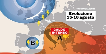 Caronte arroventa Ferragosto, ma attenti ai temporali anche in Sardegna e Liguria