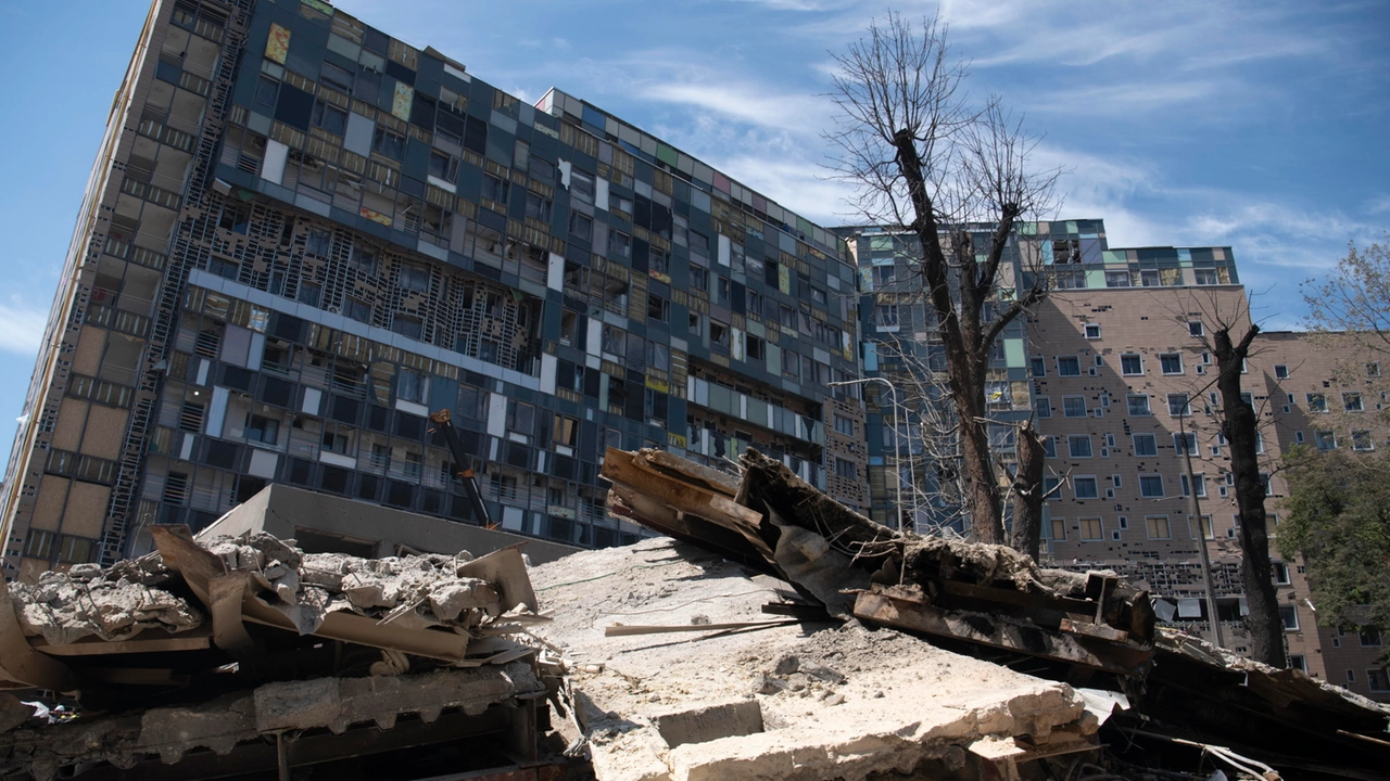 L'ospedale pediatrico colpito a Kiev