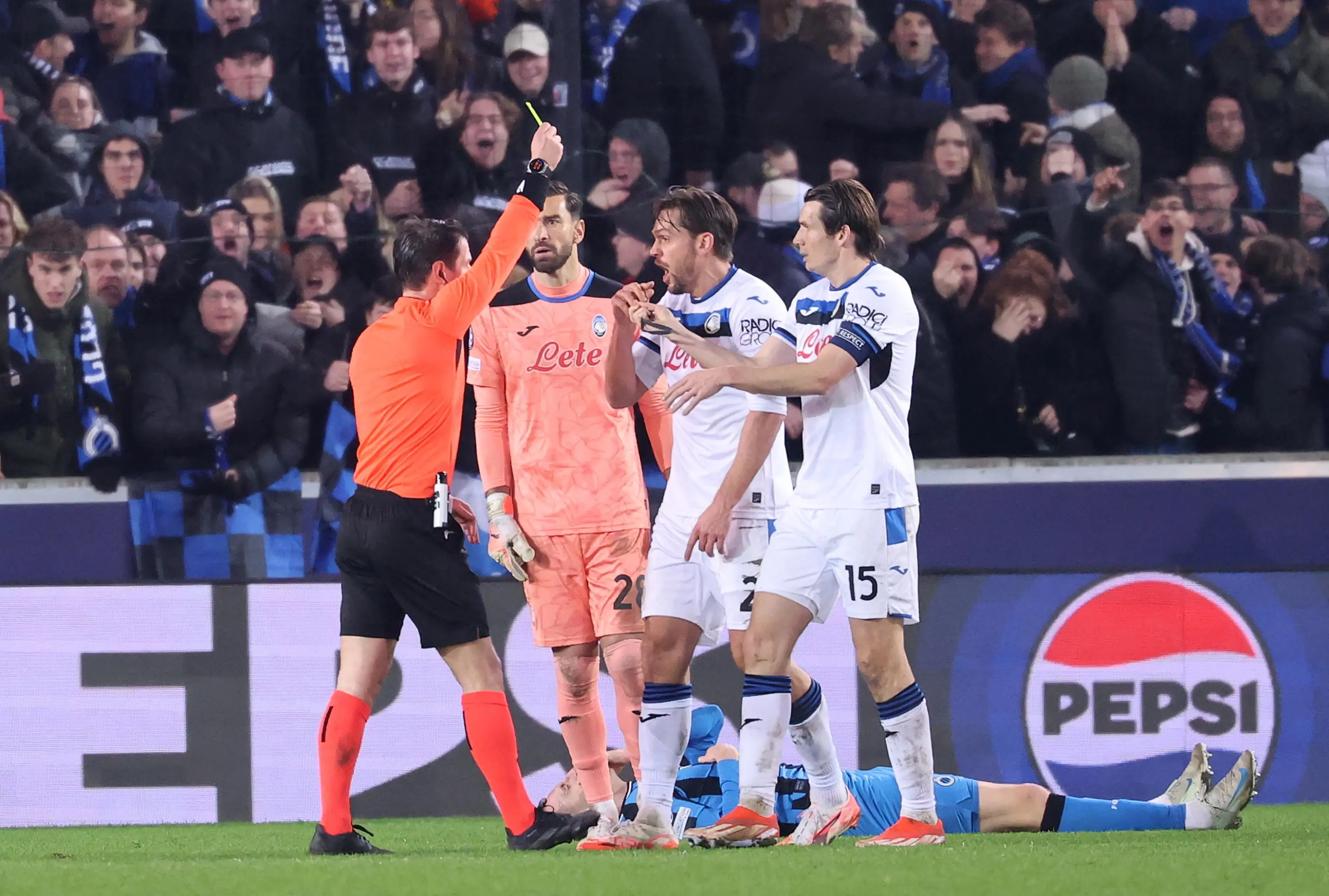 Atalanta sconfitta a Bruges da un rigore regalato. Gasperini: “Gara falsata da un episodio”