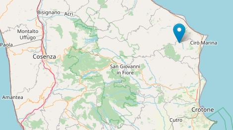 Terremoto nel Crotonese (Ingv)