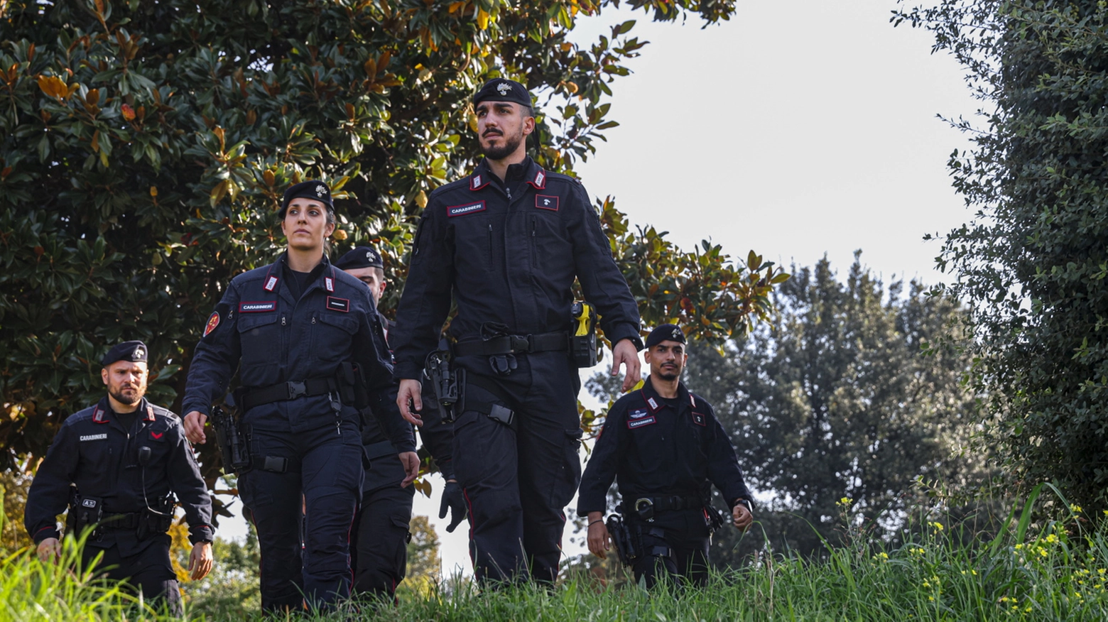 Carabinieri nelle campagne di Frosinone