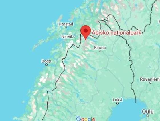 Il luogo della tragedia: la regione svedese di Abisko, quasi al confine con la Norvegia