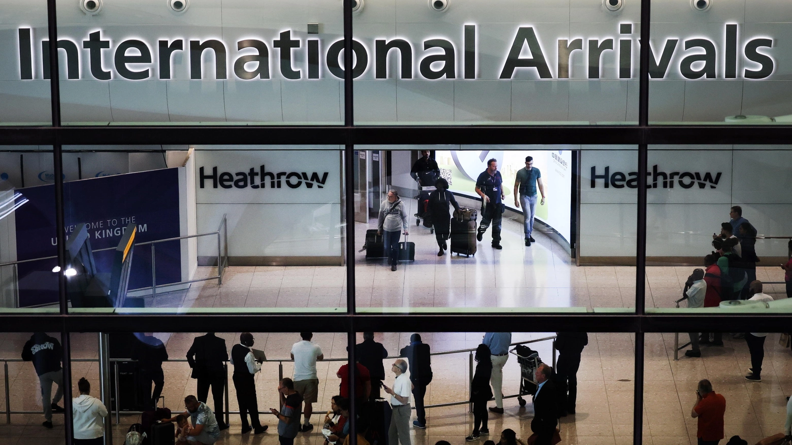 Una veduta dell'aeroporto internazionale di Heathrow a Londra