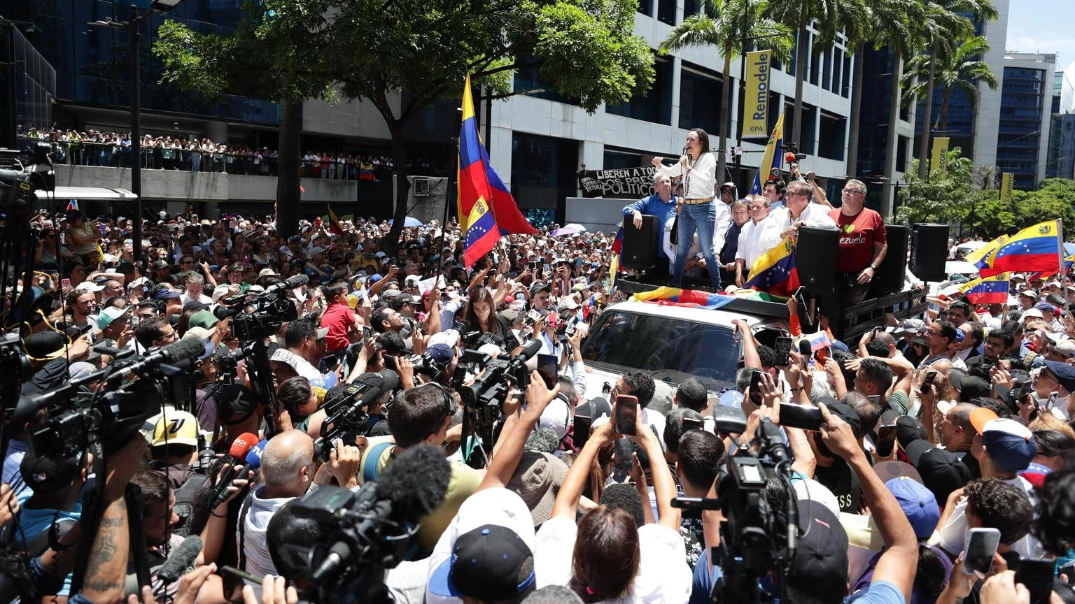 Machado, 'premio Havel ai venezuelani in lotta per la libertà'