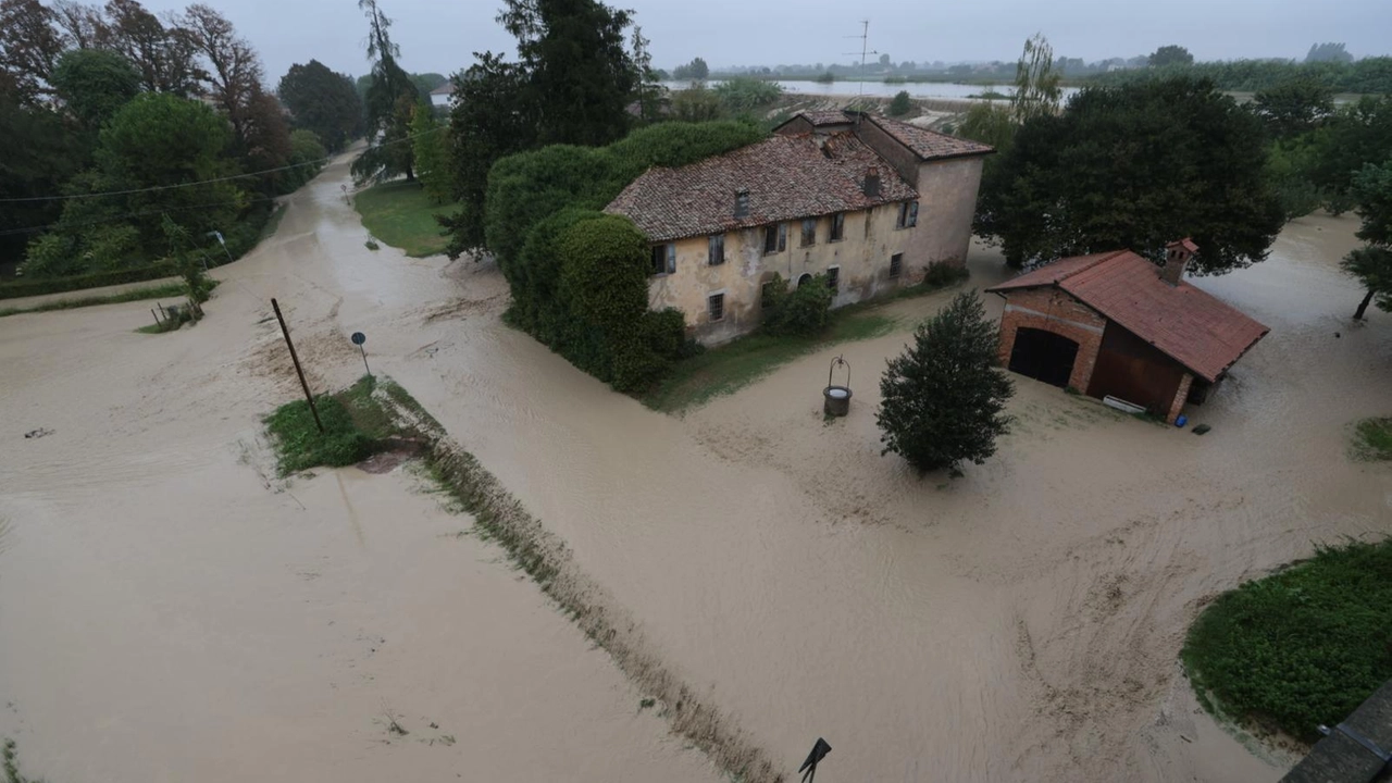 L'esondazione del Senio a Cotignola