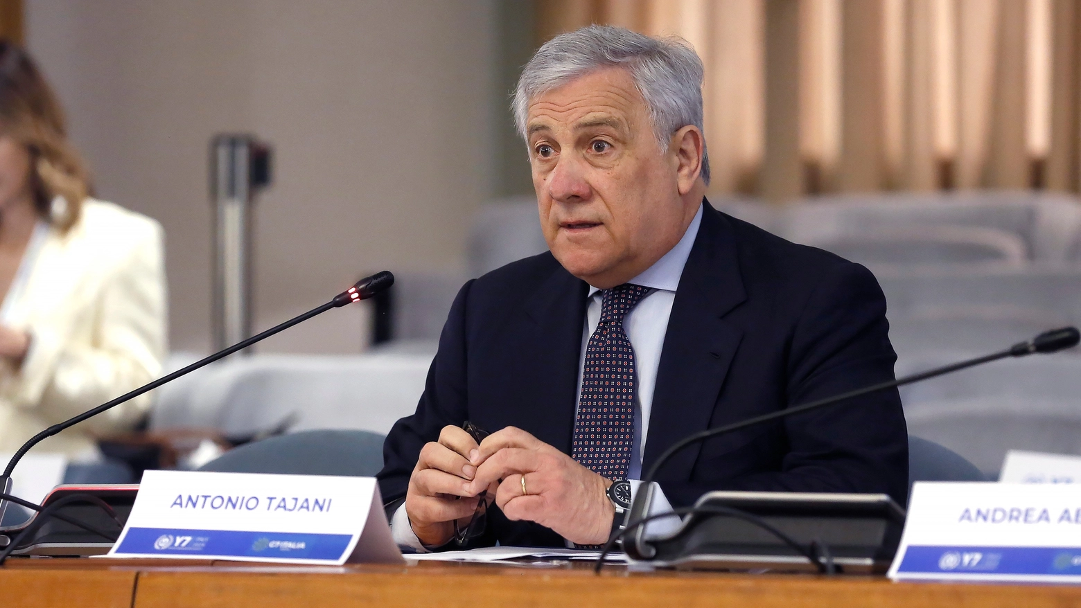 Antonio Tajani, vicepremier e ministro degli Esteri per l'Italia