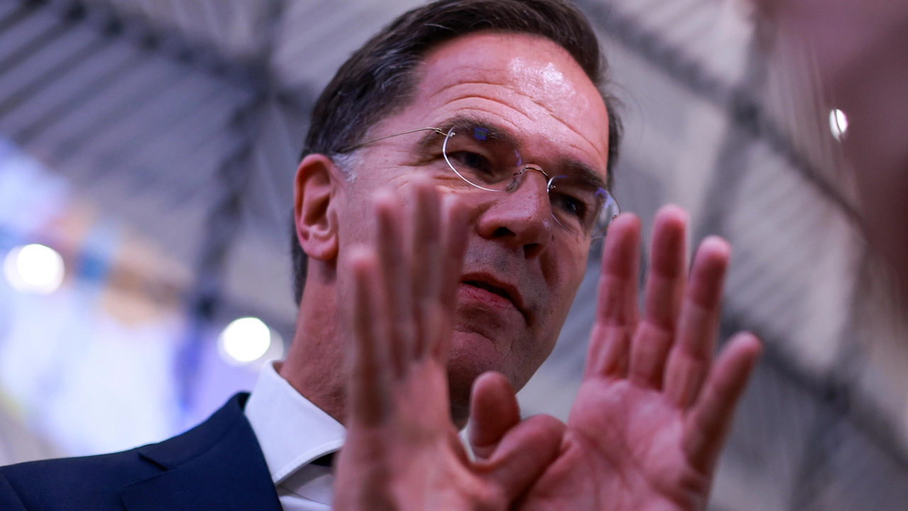 Il segretario generale della Nato, Mark Rutte (foto Ansa)