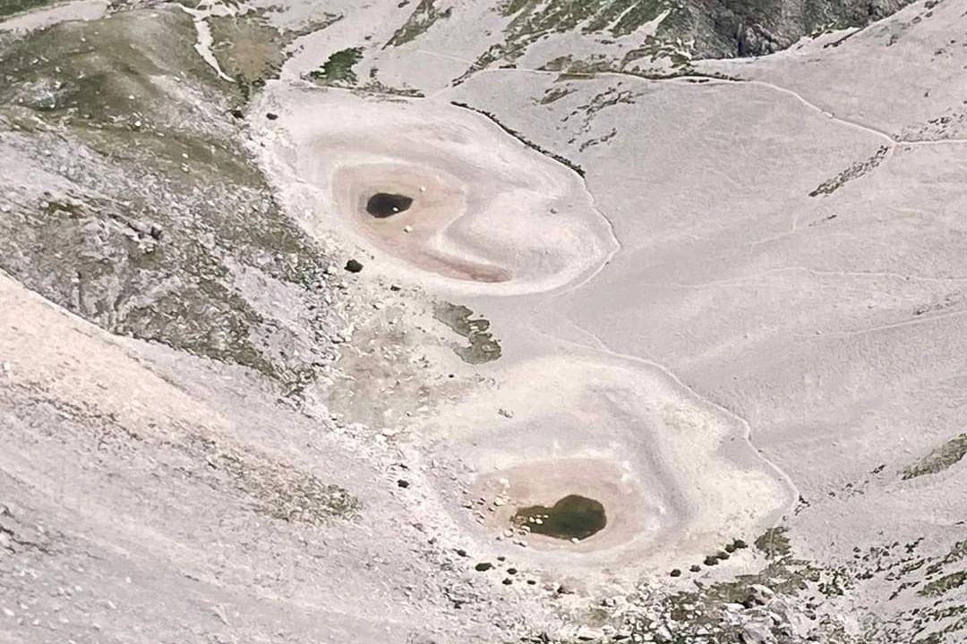 Siccità, lago Pilato