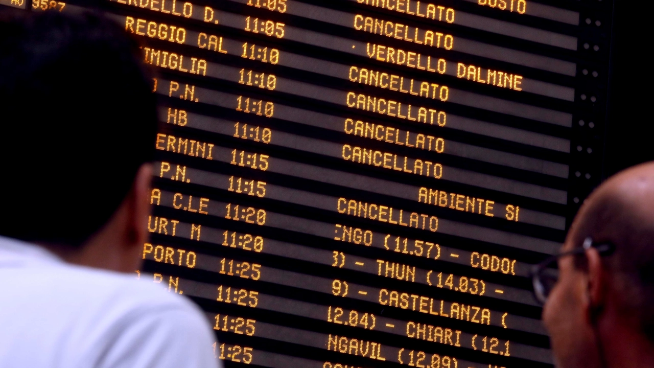 Sciopero treni 23 e 24 marzo 2024 (foto di archivio)