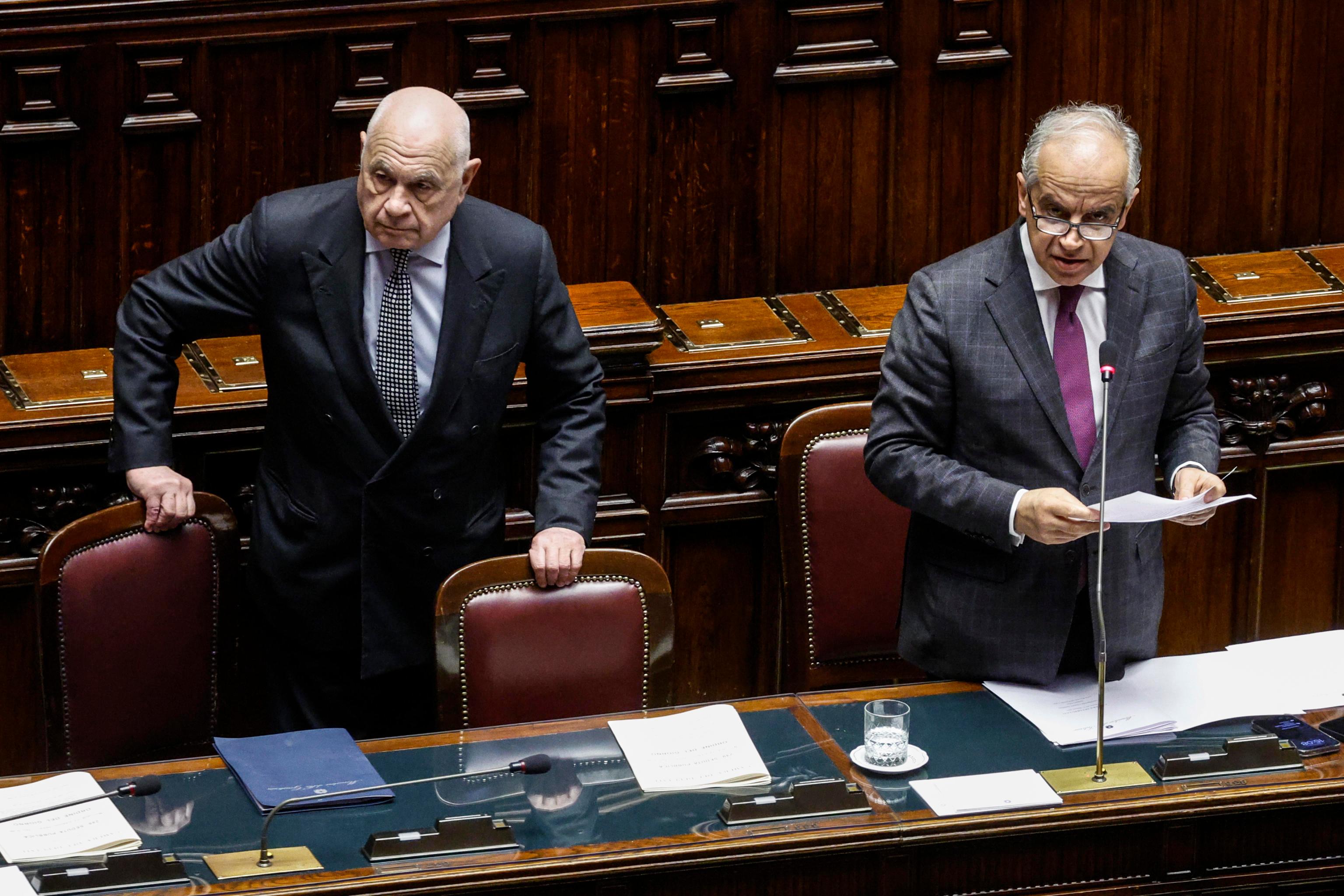 Caso Almasri, i ministri Nordio e Piantedosi in aula: la linea del governo