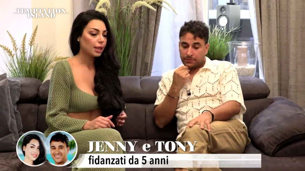 Jenny e Tony a Temptation Island 2024