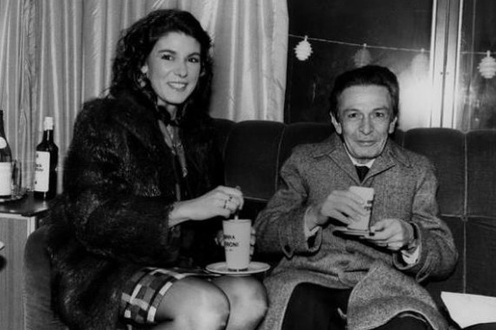 Enrico Berlinguer con la figlia Bianca