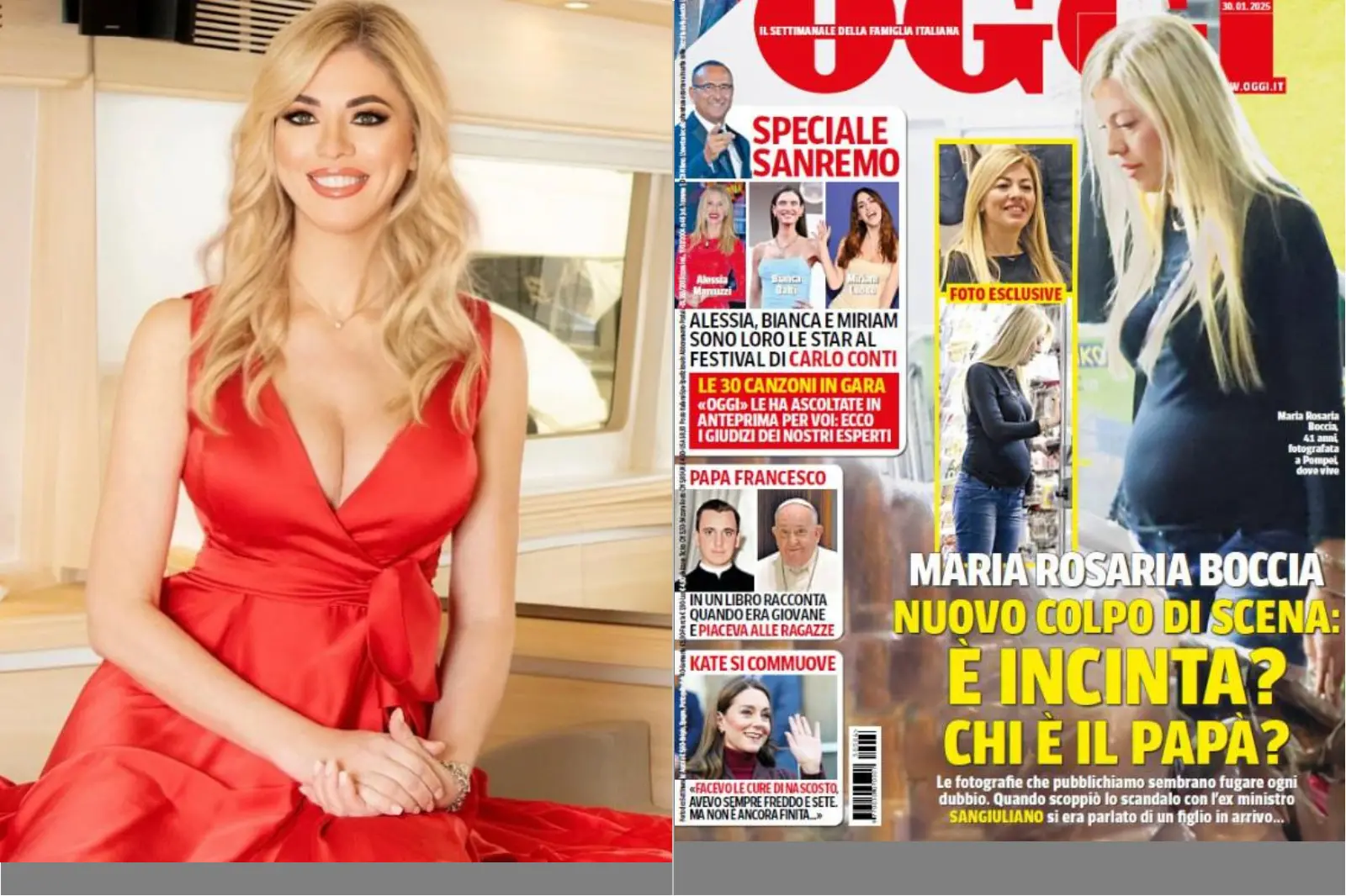 “Maria Rosaria Boccia è incinta?”: le foto finite in copertina e il post su Instagram