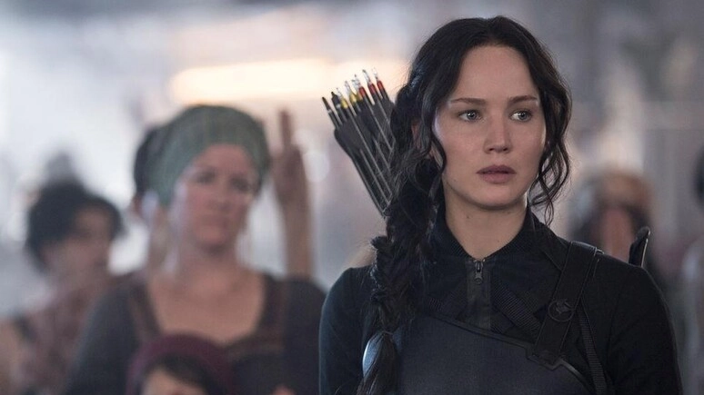Jennifer Lawrence interpreta Katniss Everdeen in "The Hunger Games" (Lionsgate)