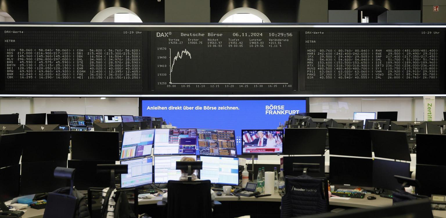 Borsa: l'Europa apre pesante con Trump, Francoforte -1,3%