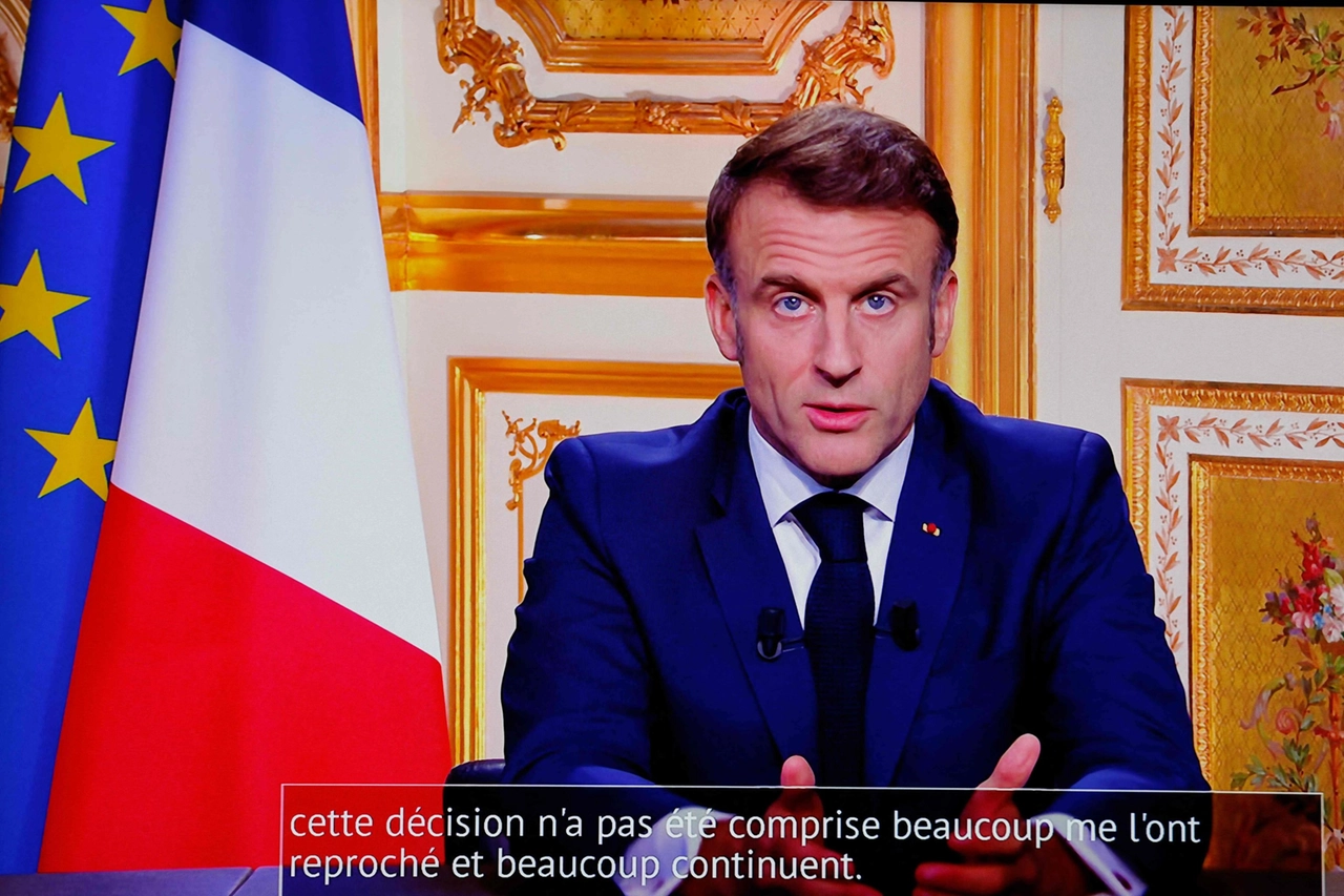 Il presidente francese Emmanuel Macron