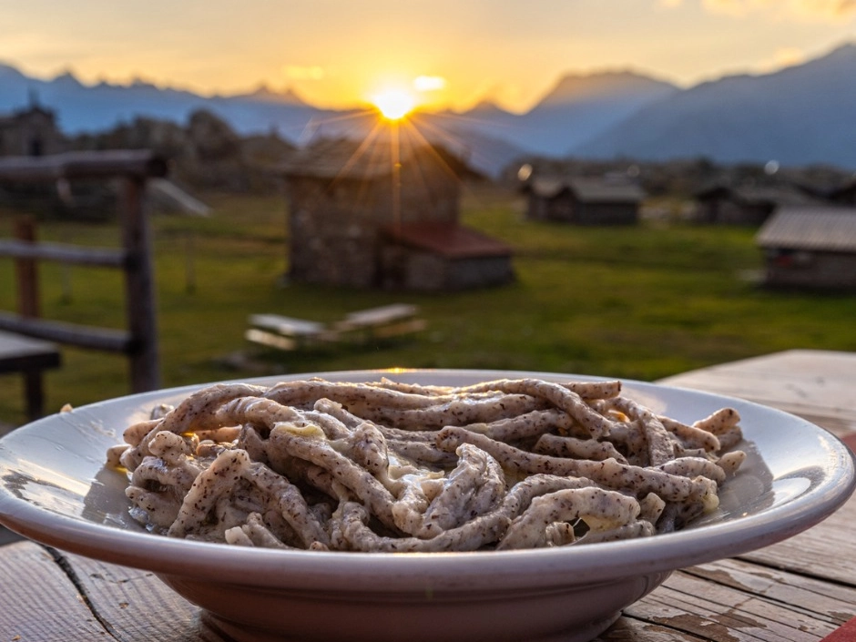 Teglio è considerata la patria dei pizzoccheri