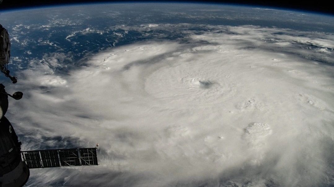 Una foto dell'enorme uragano Beryl, visto dalla Stazione spaziale internazionale (X)