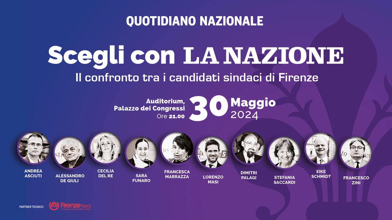 Scegli con La Nazione - Il confronto tra i candidati sindaci di Firenze