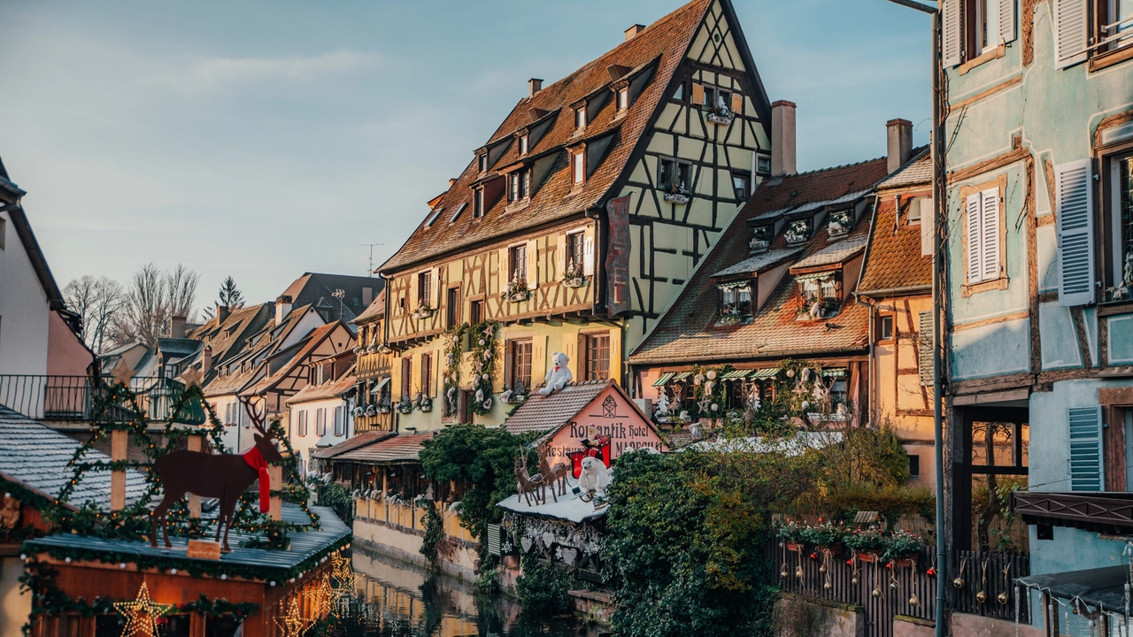 Ambiente fiabesco a Colmar in Francia