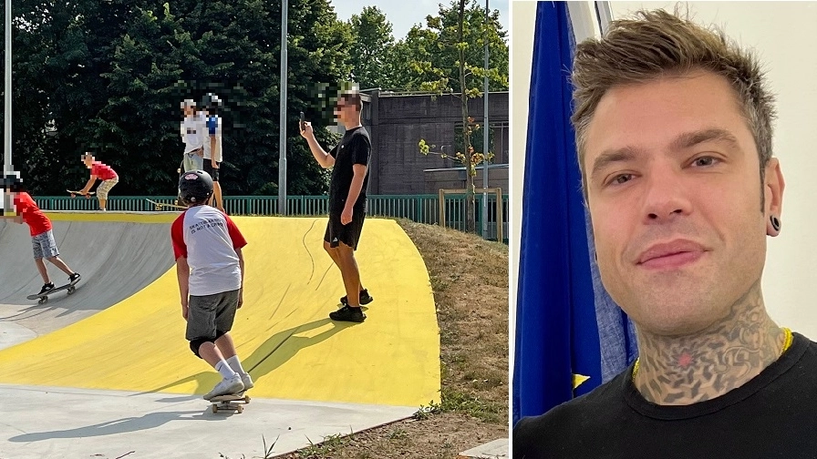 Rozzano, inaugurato il Fedez skatepark