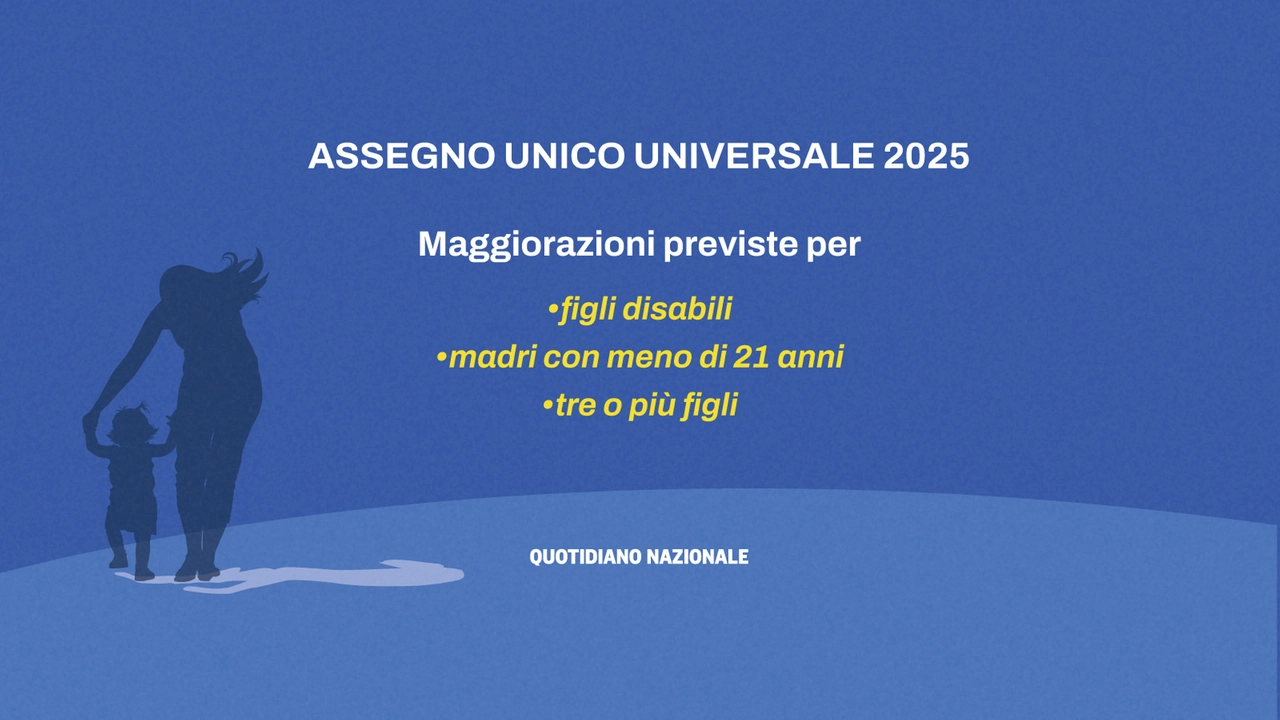 Assegno Unico Universale 2025: i casi per cui sono previste maggiorazioni