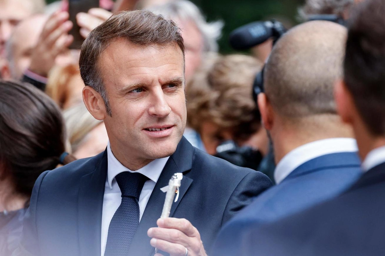 Il presidente francese Emmanuel Macron