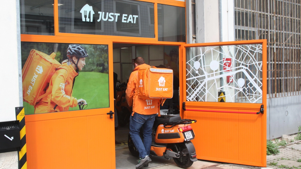 La sede dell'Hub di Just Eat a Milano, in via Passo Pordoi