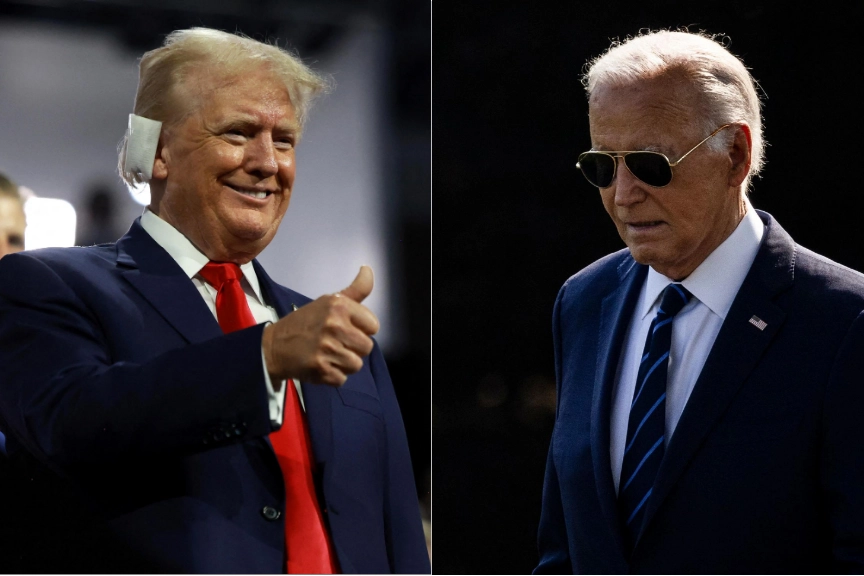 Trump e Biden, avversari alle elezioni Usa 2024