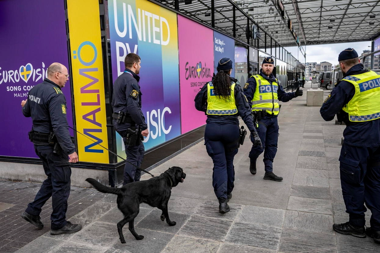 Controlli a Malmoe in vista dell'Eurovision