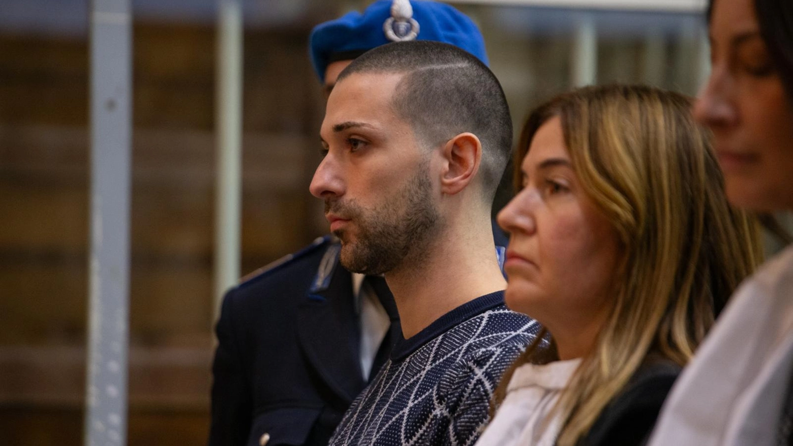 Alessandro Impagnatiello in aula durante il processo in Tribunale a Milano