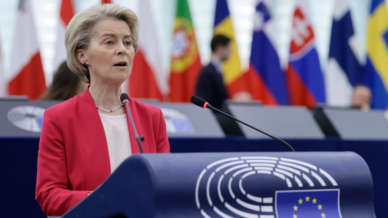 Ursula von der Leyen, presidente della commissione Ue (Ansa)