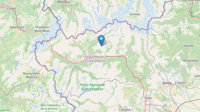 Terremoto di magnitudo 2.80 in Val d'Aosta