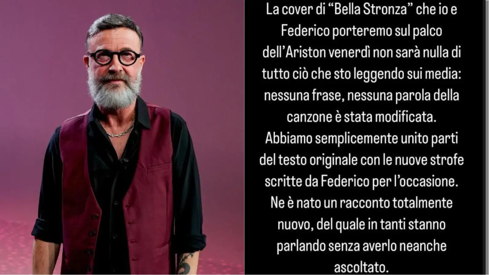 ‘Bella stronza’, Marco Masini smentisce Carlo Conti. E Fedez lo riposta