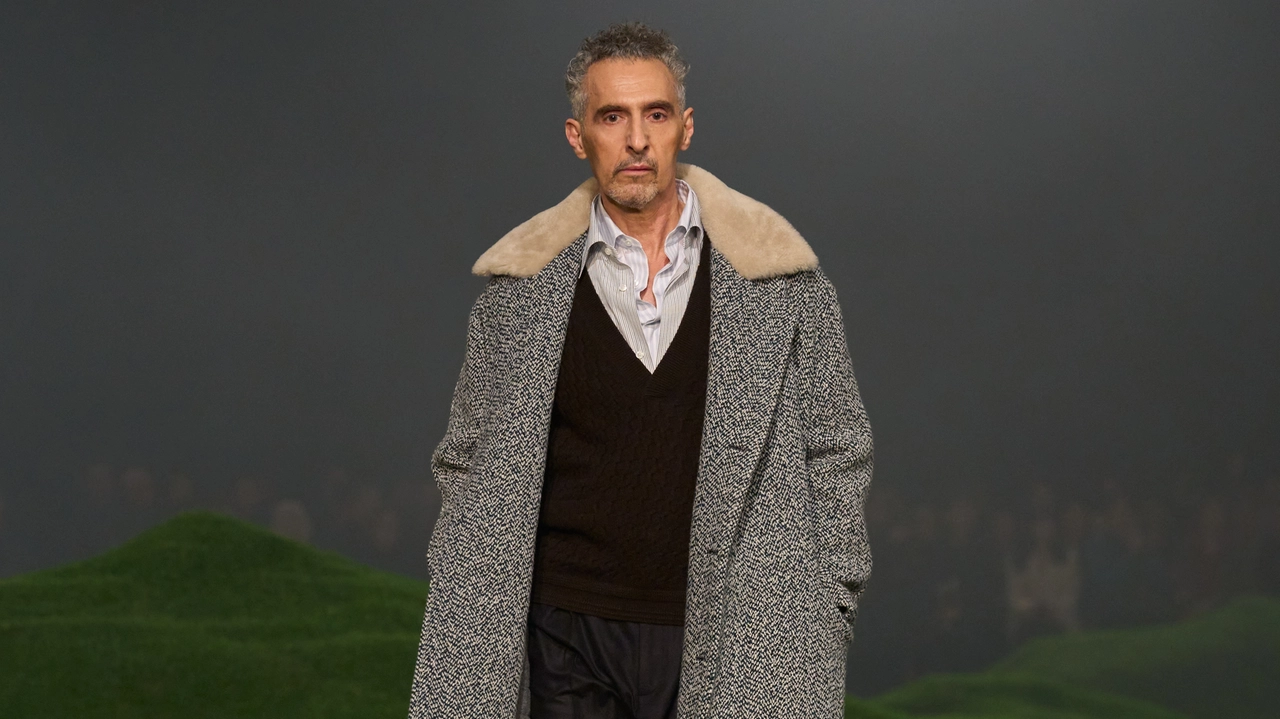 John Turturro sfila per Zegna