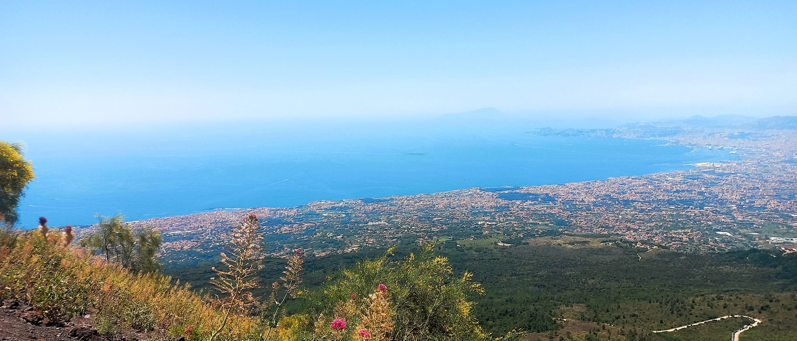 Napoli vista dal Vesuvio