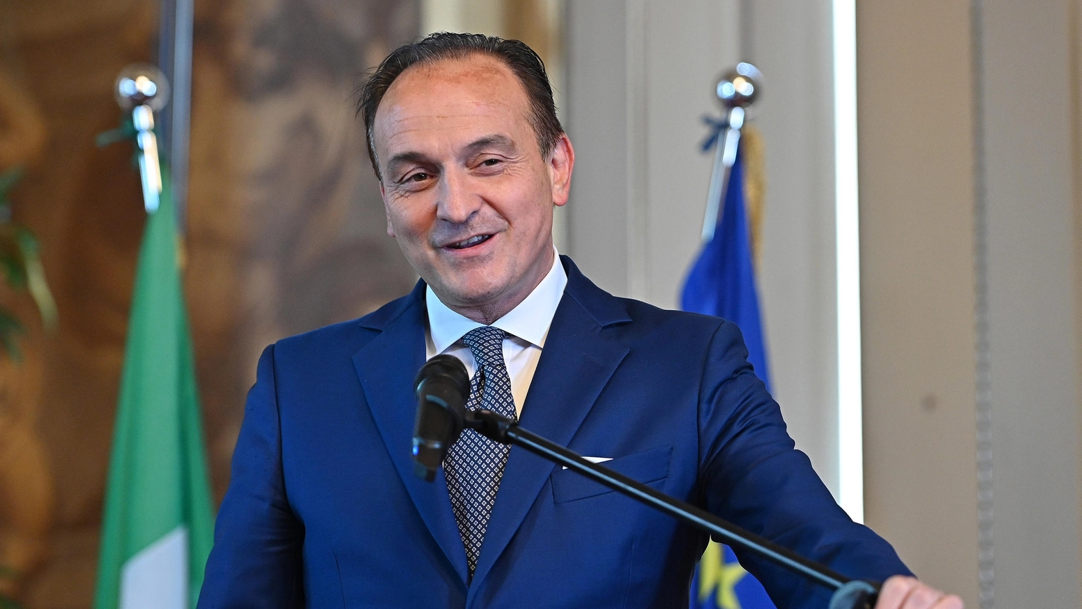 Il presidente della Regione Piemonte, Alberto Cirio
