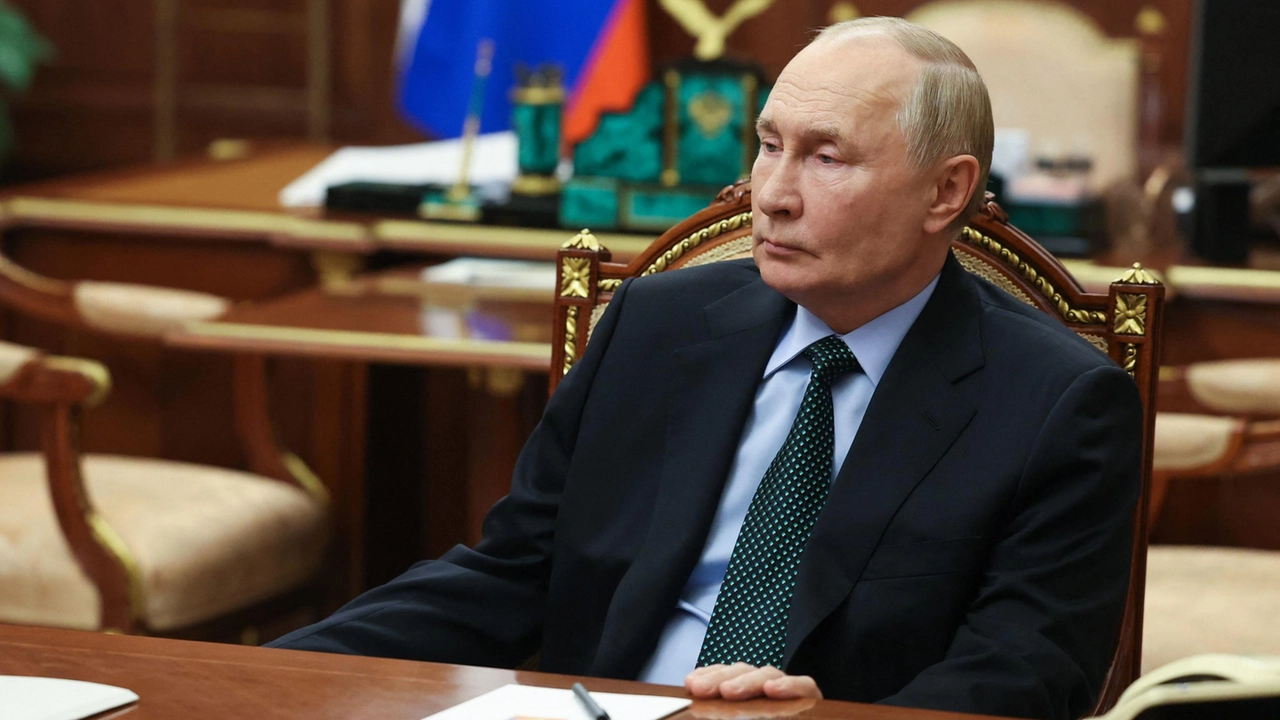 Il presidente russo Vladimir Putin (foto Afp)