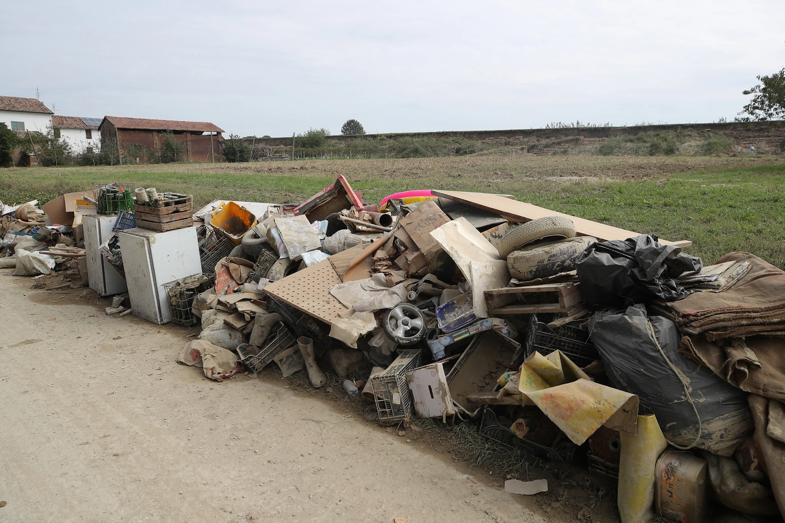 Danni causati dal maltempo a Traversara