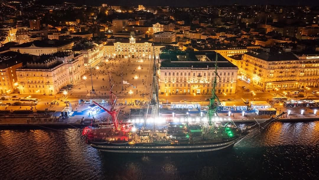 L’Amerigo Vespucci torna a casa: tour nel Mediterraneo dopo venti mesi intorno al mondo