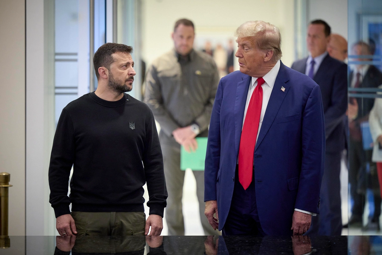 Volodymyr Zelensky e Donald Trump (Ansa)