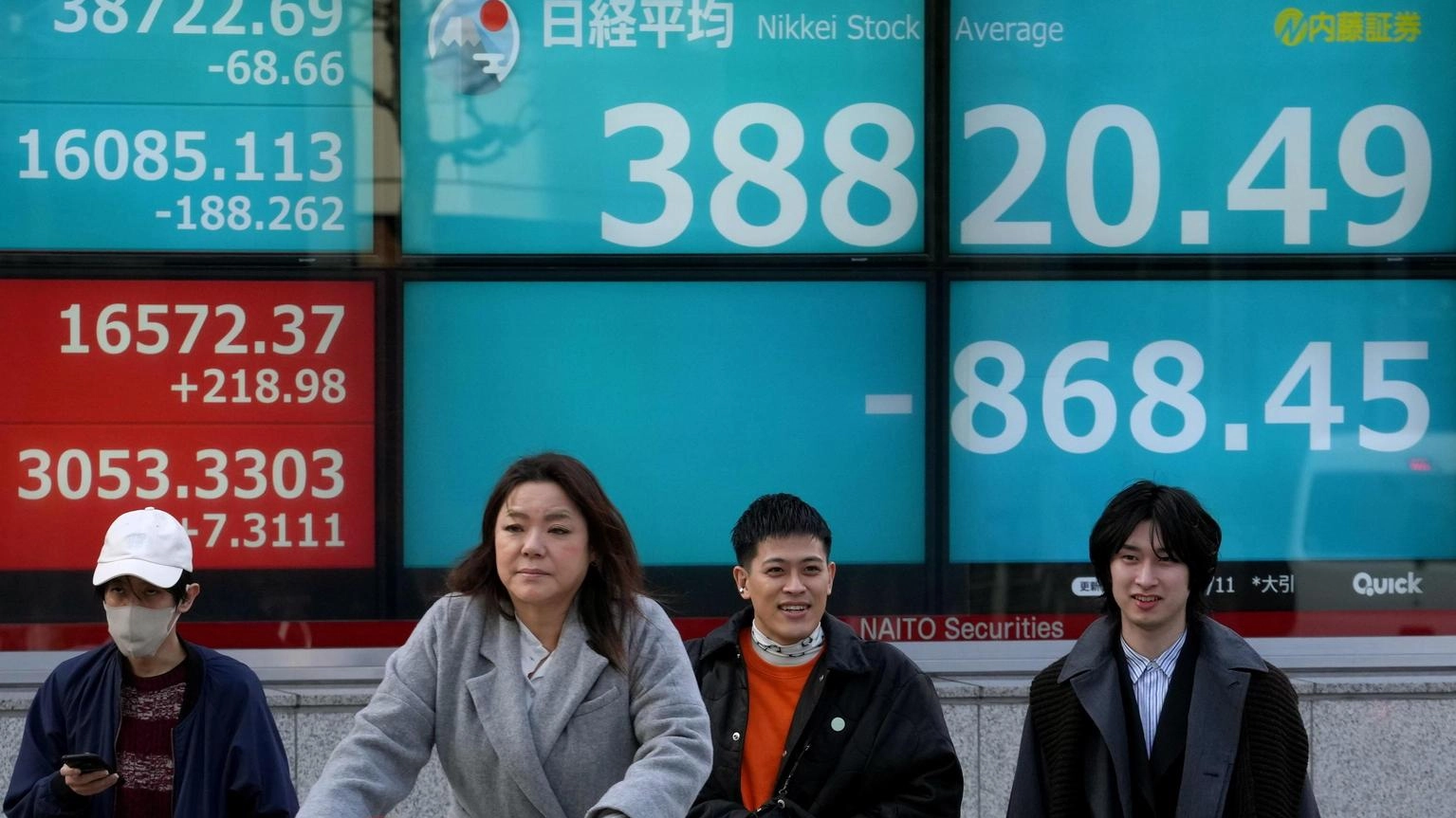 Borsa: in Asia recupera Tokyo, l'immobiliare frena la Cina