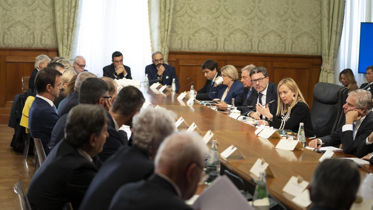 L'incontro con la presidente Meloni e una delegazione di governo