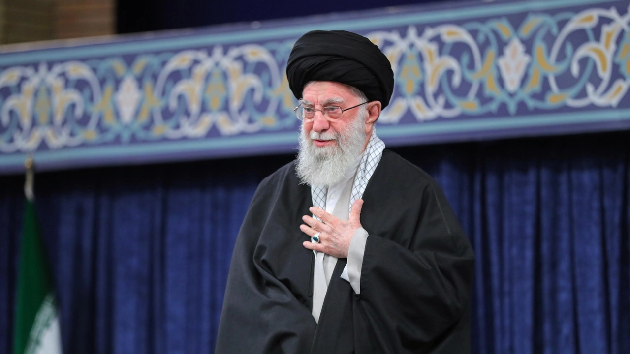 La Guida Suprema iraniani Ali Khamenei (foto Ansa)