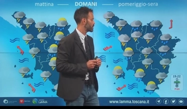 Allerta meteo, ondata di maltempo verso la Toscana