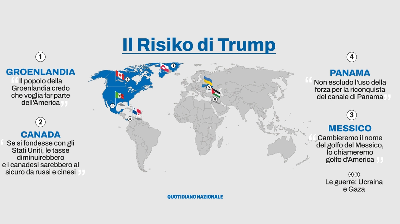 II Risiko di Trump: tutti i Paesi coinvolti