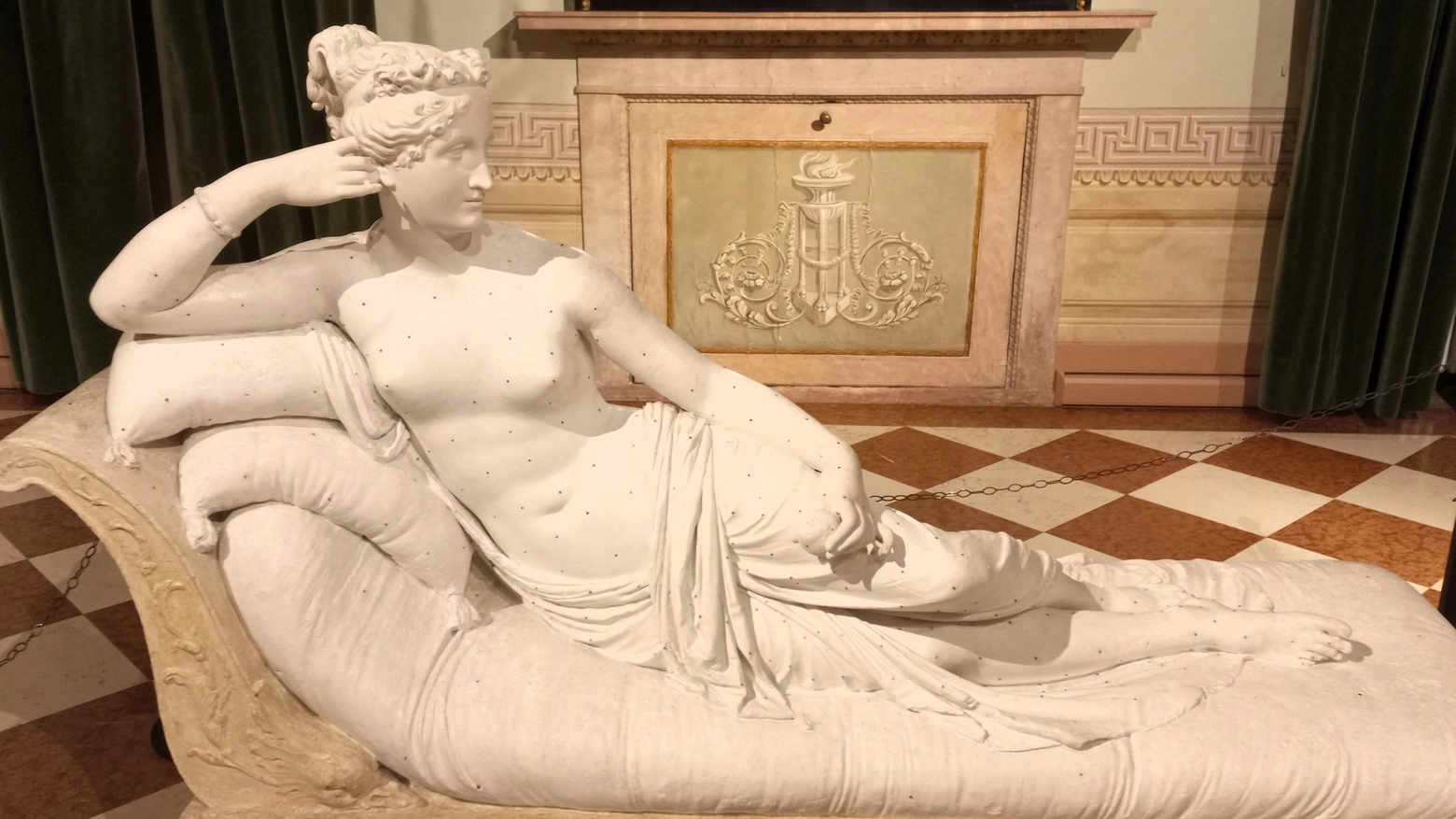 Paolina Bonaparte nel salotto di casa Canova
